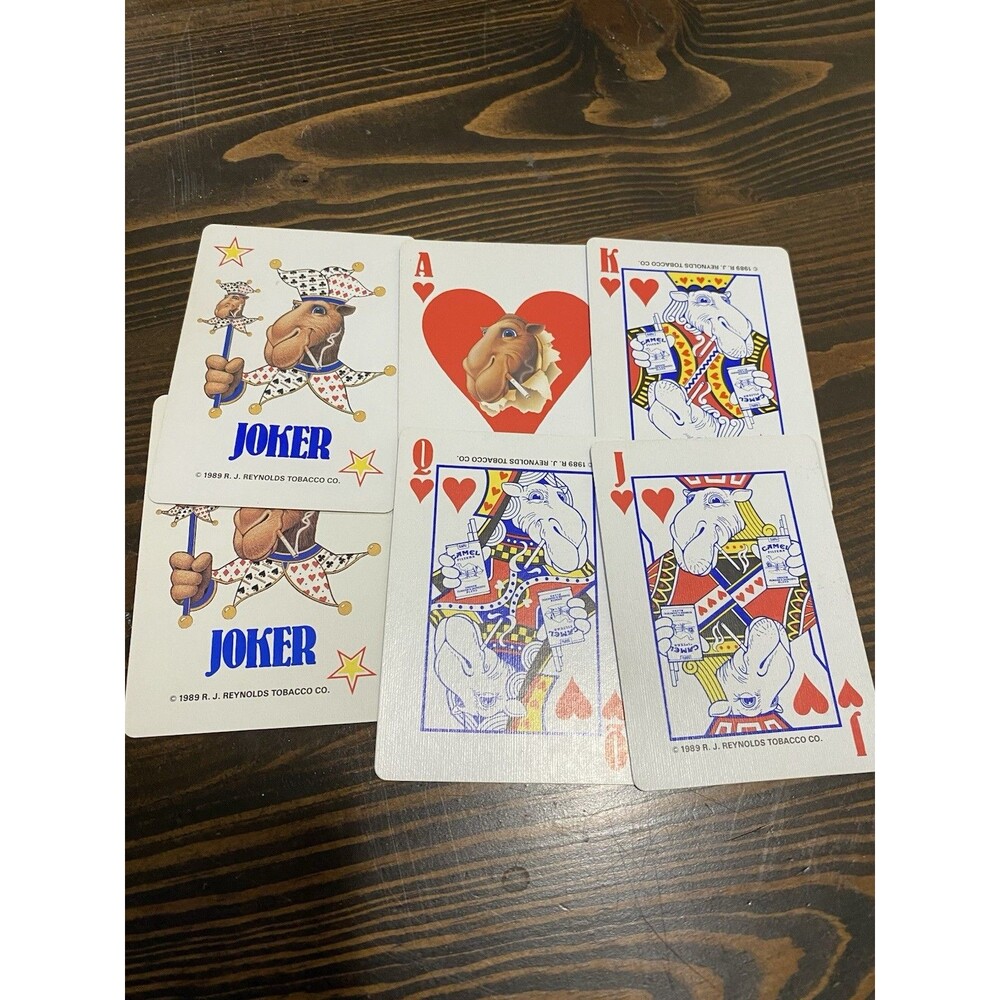 Vintage Joe Camel Cigarettes Playing Cards Smooth Character 1989